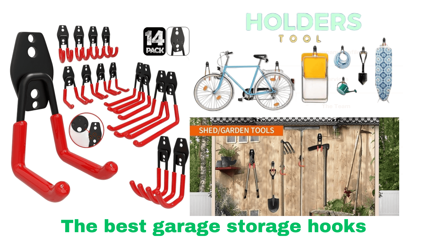 The best garage storage hooks to organize your tools effectively